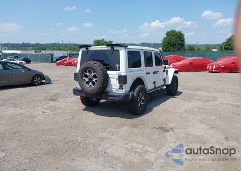 2021 Jeep Wrangler Unlimited Rubicon 4X4 из США, поврежденный, VIN 1C4HJXFN0MW648257